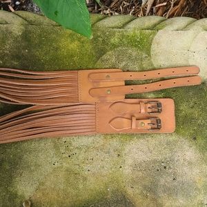 J Crew tan leather belt